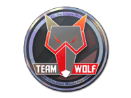 MTS GameGod Wolf Stickers