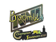 Stockholm 2021 Champions Autograph Capsule Stickers