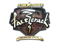 facecrack (Gold) | Berlin 2019