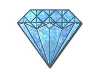 Blue Gem (Glitter)