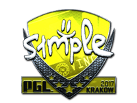 s1mple (Foil) | Krakow 2017