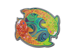 Twin Koi (Holo)