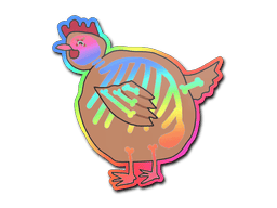 Poorly Drawn Chicken (Holo)