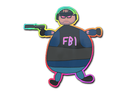 Poorly Drawn FBI (Holo)